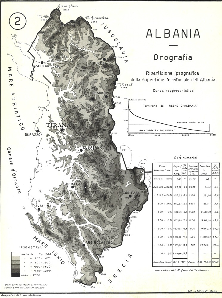 2: Albania - Orografia