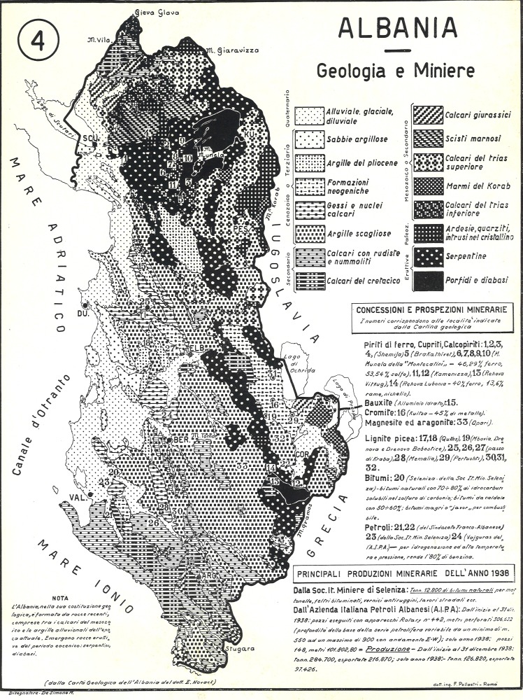 4: Albania - Geologia e Miniere