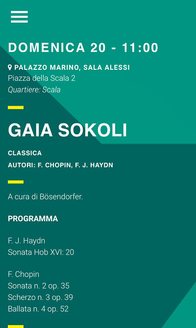 Gaia Sokoli Programma
