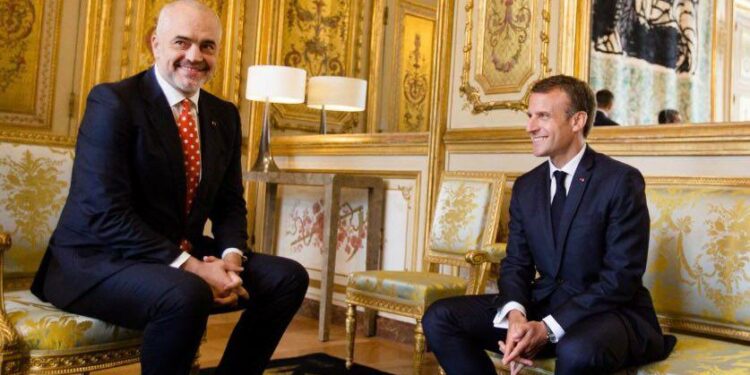 Edi Rama e Emmanuel Macron