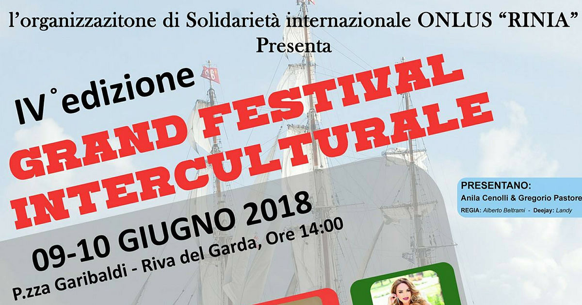 Grand Festival Interculturale 9 Giugno 2018