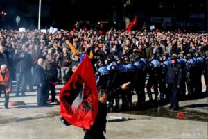 Protesta Tirana 16 Febbraio 2019 1