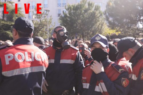 Protesta Tirana 16 Febbraio 2019 4