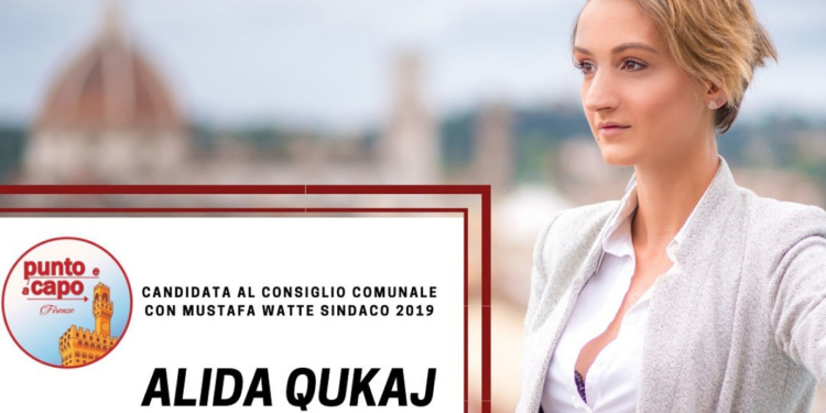 Alida Qukaj, candidata al consiglio comunale di Firenze