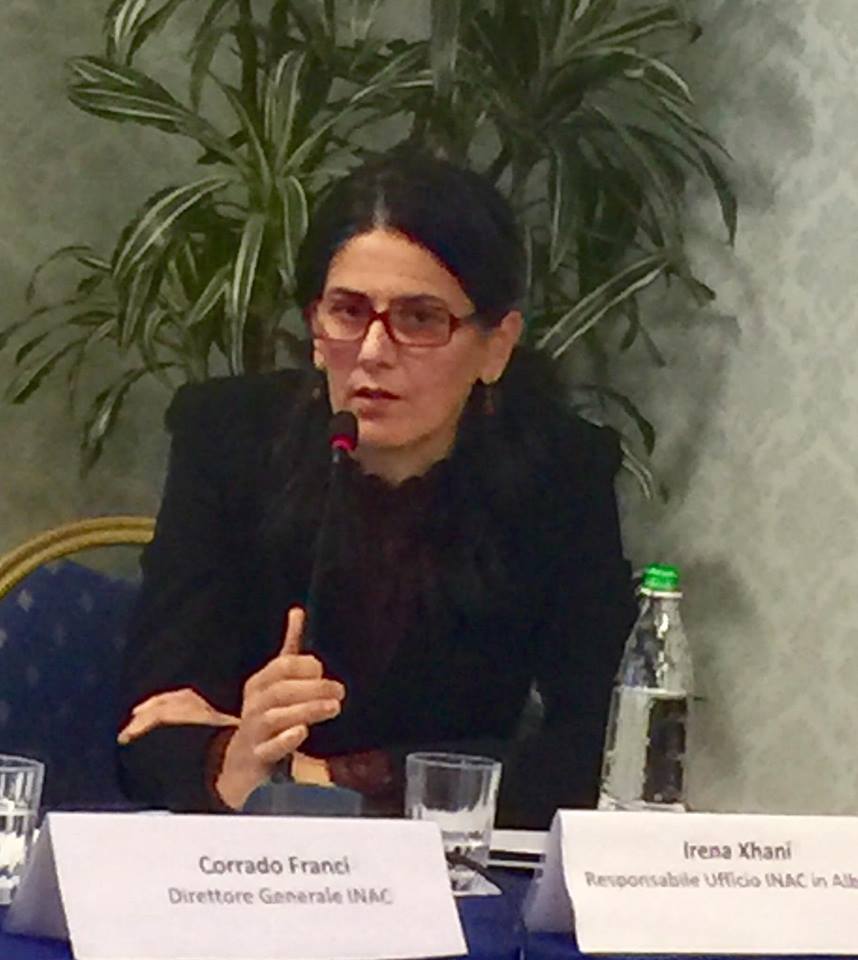 Irena Xhani, direttrice del patronato INAC Albania