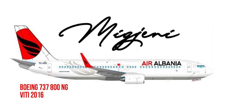 "Migjeni", il secondo aereo della flotta 'Air Albania'