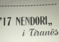 17 Nendori Tirana