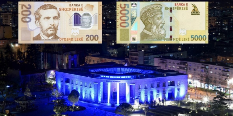 Banconote Albanesi