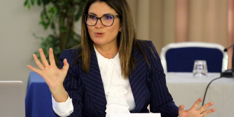 Dott.ssa Eriglena Begaj, presidente dell'Associazione dei Dottori Commercialisti Albanesi in Italia