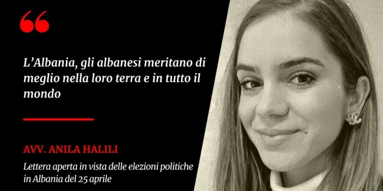 Anila Halili Elezioni Albania 25 Aprile 2021