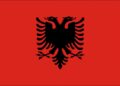 La bandiera ufficiale albanese