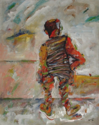 Jan Michał Stuchly,  HOME pittura a olio,1995