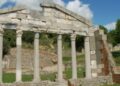 Le rovine del tempio in Apollonia