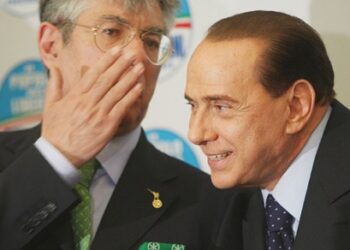 Umberto Bossi e Silvio Berlusconi