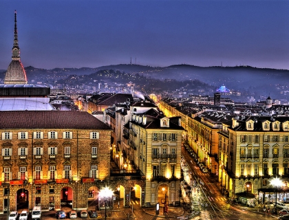 Torino: veduta dalla torre di Palazzo Madama
